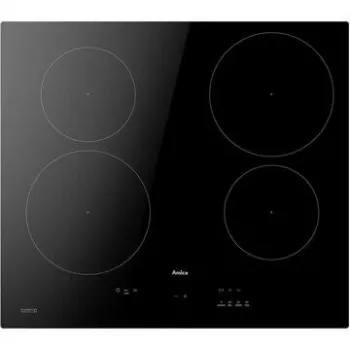 Table de cuisson à induction AMICA PIH6540PHTULN, 4 zones de cuisson, commande tactile
