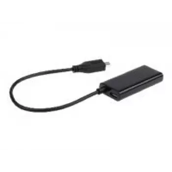 Adaptateur MHL(M)->HDMI(F)+USB Micro(BF)(5 PIN) 16 cm