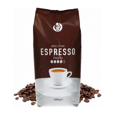 Café en grains et capsules