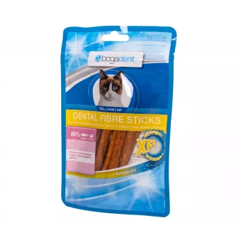 Bâtonnets dentaires BOGAR Bogadent Dental fibre saumon - friandises pour chats - 50 g