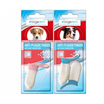 BOGAR Bogadent® Anti-plaque Finger – doigtier pour éliminer la plaque dentaire – 2 pièces