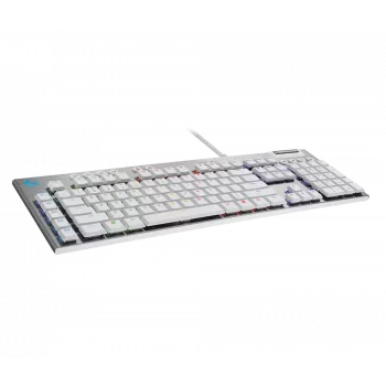LOGITECH G815 LIGHTSPEED RGB Clavier gaming mécanique – GL Tactile - BLANC - PAN - USB - NORDIC-613 - TACTILE SWITCH