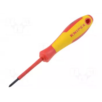 Tournevis cruciforme PH 0 VDE Knipex, longueur de lame : 60 mm, DIN EN 60900 (98 24 00)