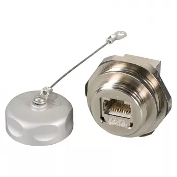 EFB Elektronik IP67DFKRJ45FL Coupleur traversant RJ45 Cat.6A, M25, IP67, blindé
