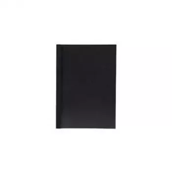 LMG Signaltechnologie LMG-BMDLM-SW-R3 Chemises à reliure thermique, grain cuir, noir, 3 mm, 50 pièces