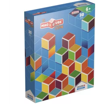 Blocs de construction magnétiques Geomag MagiCube GM120, 30 pièces, multicolores, carrés, unisexe, enfants dès 1,5 an