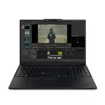 Lenovo ThinkPad P16s Gen 5 21XE000YPB Ordinateur portable, 16 inch tactile, Intel Core Ultra 7 356H, 64 Go LPDDR5X, 1 To SSD, NVIDIA RTX PRO 1000 Blackwell, Windows 11 Pro, clavier anglais (UE), noir