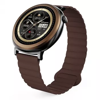 HIFUTURE Montre connectée Aurora AMOLED AI marron