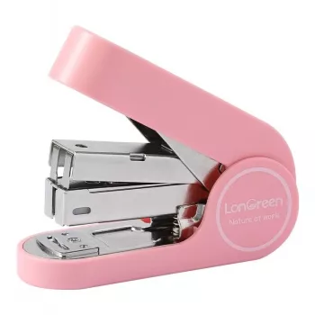 Deli LonGreen EM416 agrafeuse rose jusqu'à 25 feuilles