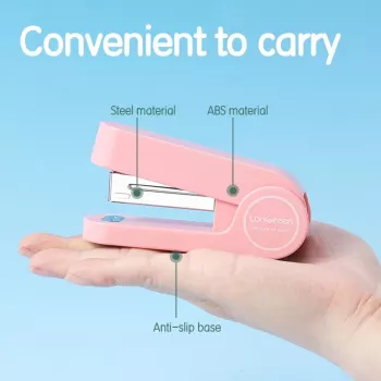 Deli LonGreen EM416 agrafeuse rose jusqu'à 25 feuilles