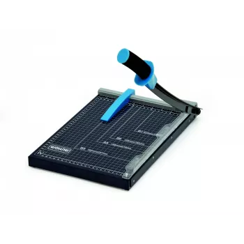Massicot WALLNER GB 320, longueur de coupe 320 mm, lame en acier à haute teneur en carbone, serrage manuel
