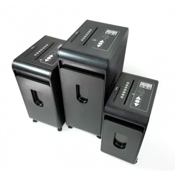 Destructeur de documents Wallner MR 1005 C2 coupe croisée, 6 feuilles, 10 L, noir