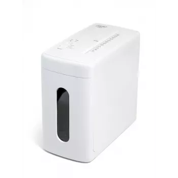 Destructeur de documents WALLNER EF910 C4 coupe croisée, 6 feuilles, bac 10 L, noir