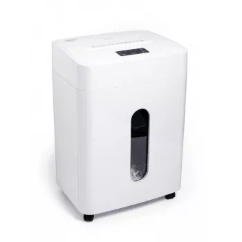 Destructeur de documents WALLNER EF2515 C4 coupe croisée, 8 feuilles, 15 L, noir