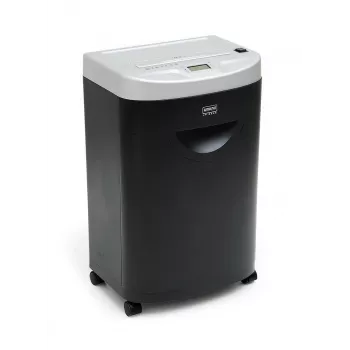 WALLNER Destructeur de documents JP 830C coupe croisée, 8 feuilles, 15L, noir
