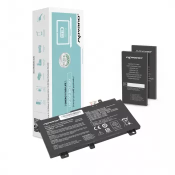 Batterie MOVANO B31N1726 pour Asus FX504 FX505 FX80G - 3900 mAh (44 Wh)