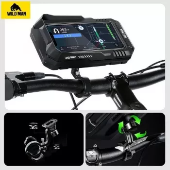 Sacoche de cadre de vélo WILDMAN FK2 avec support smartphone, noir