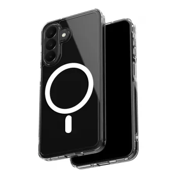 Coque magnétique Crong Hybrid Clear MagSafe pour Samsung Galaxy A27 5G (transparente)