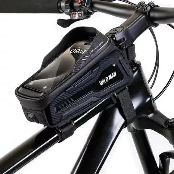 WILDMAN M20 sacoche de cadre de vélo noire