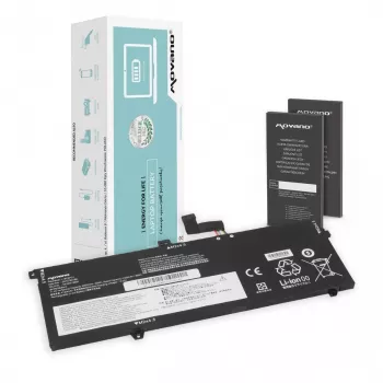 Batterie MOVANO L18C6PD1 L18M6PD1 pour Lenovo ThinkPad X13 X390 X395 - 4220 mAh (48 Wh)
