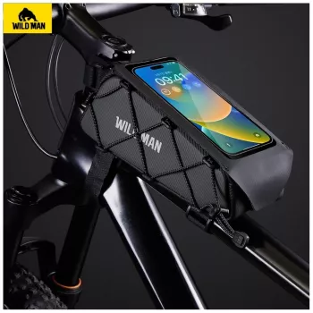 Sacoche de cadre de vélo WILDMAN GX100 - noir