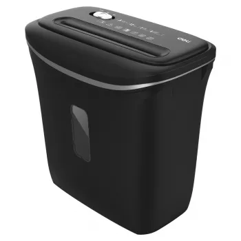 Deli E9945 destructeur de documents coupe croisée, 10 feuilles, 20L, P-4