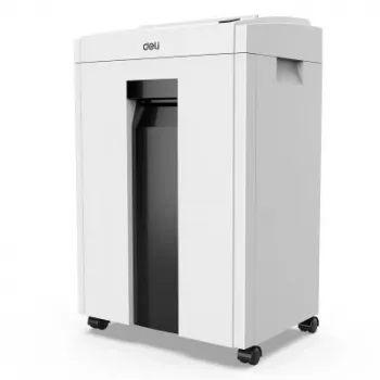 Deli E9952 destructeur de documents coupe croisée, 10 feuilles, 21L, noir