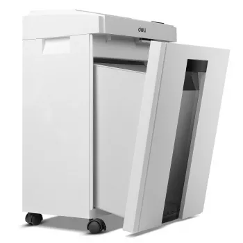 Deli E9952 destructeur de documents coupe croisée, 10 feuilles, 21L, noir