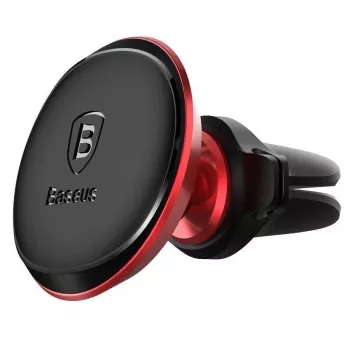 Support magnétique de grille d'aération pour voiture BASEUS rouge