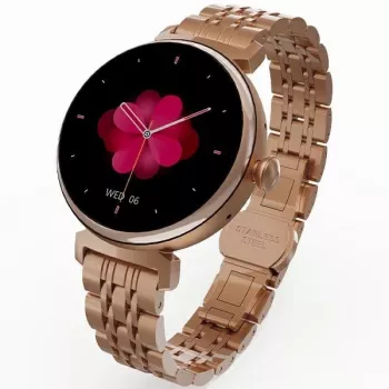 Montre connectée HIFUTURE Aura AMOLED or rose