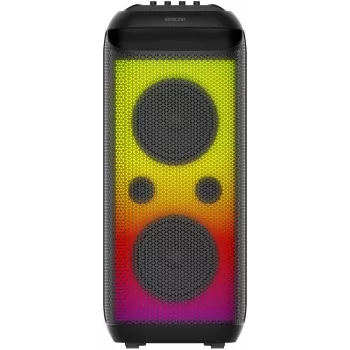 SENCOR Partycon BOOST Power 250W Enceinte Bluetooth de soirée portable avec TWS, IPX4, LED, radio FM, karaoké, micro