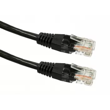 Câble de raccordement TB Cat.6 RJ45 UTP 1 m noir