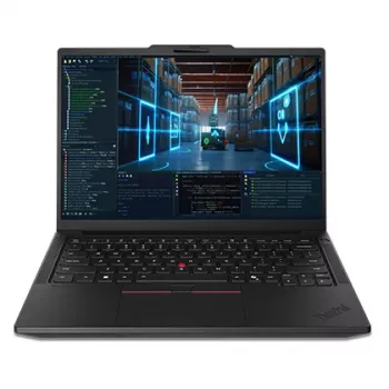 Station de travail mobile Lenovo ThinkPad P14s Gen 7 (AMD) 21X00026GE, 14 pouces WUXGA IPS, AMD Ryzen AI 5 PRO 440, 32 Go DDR5, 512 Go SSD, Windows 11 Pro, clavier allemand