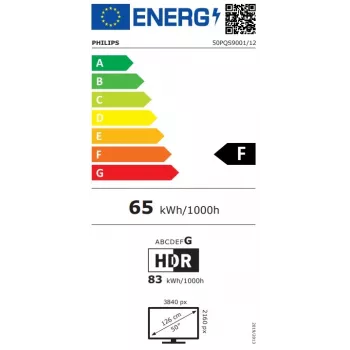Philips 50PQS9001/12 The One 50 inch QLED 4K Google TV avec Ambilight