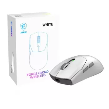 MSI Forge GM340 souris gaming sans fil blanche