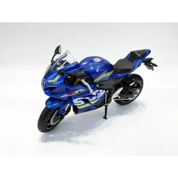 PULIO MSZ 1:12 Suzuki GSX-R1000 modèle de moto en métal moulé bleu
