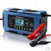Qoltec 52669 Intelligent Battery Charger 12V 6A with Repair Function for AGM GEL LiFePO4