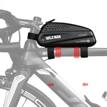 WILDMAN EX Sacoche de cadre de vélo 1L noire