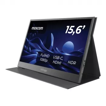 Moniteur portable MAXCOM Mpage 15 - 15,6 inch Full HD IPS USB-C HDR10 aluminium