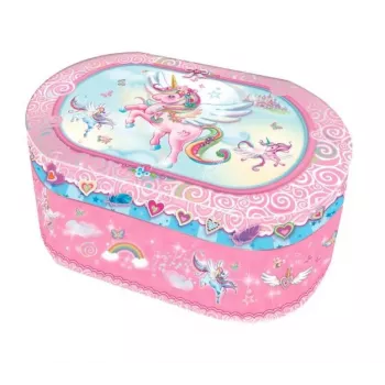 Boîte à musique ovale Pecoware - licorne