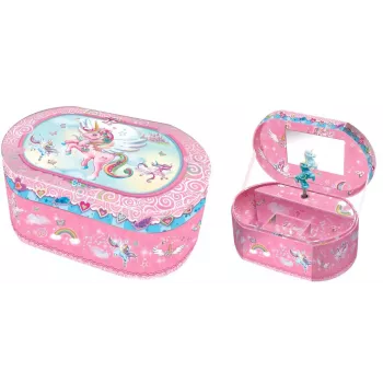 Boîte à musique ovale Pecoware - licorne