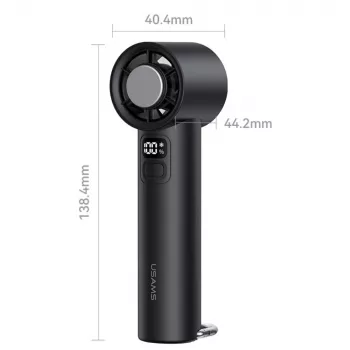 Ventilateur à main Ice-Cooling USAMS 2000 mAh, noir