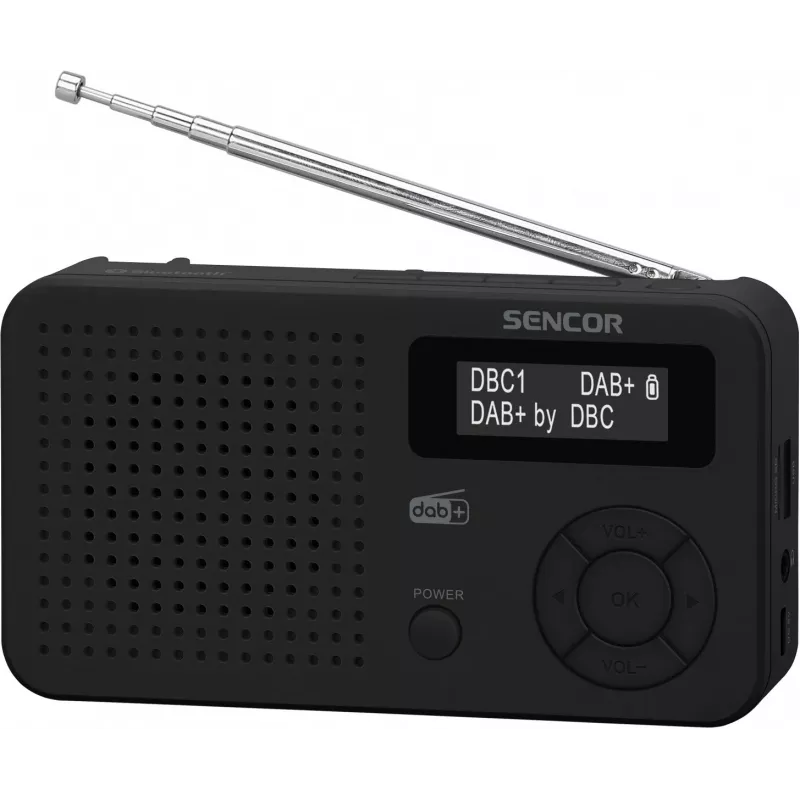 Radio Sencor SRD 7210B DAB+ FM/BT/USB - noire