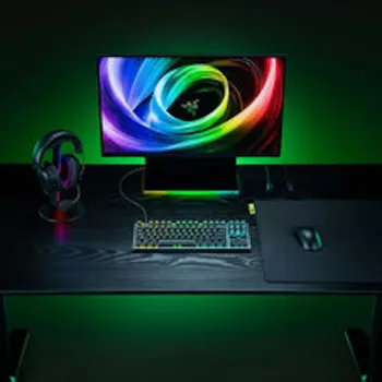 Clavier gaming Razer Huntsman V3 Tenkeyless 8KHz - disposition allemande (QWERTZ), Razer Analog Optical Switches Gen-2, Chroma RGB, noir