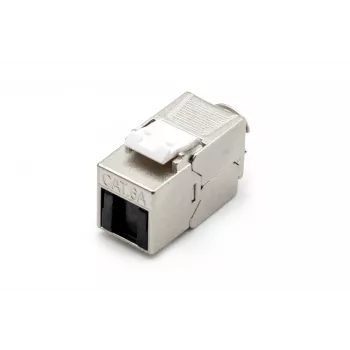 Module Keystone CAT 6A blindé DIGITUS DN-93615-D, sans outil, zinc moulé, 10GBase-T, 500 MHz, T568A/B, PoE++
