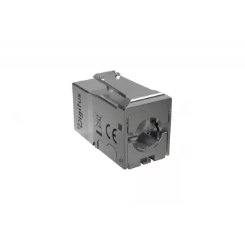 Module Keystone DIGITUS Cat. 6A, blindé, sans outil, RJ45, argenté