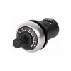 Eaton M22-R10K Potentiometer Front Element, 10 kOhm, Linear Taper, Single Turn, Front Panel Mount, IP66/IP67/IP69K