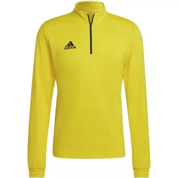 Sweat d'entraînement adidas Entrada 22 jaune unisexe manches courtes HI2128 S