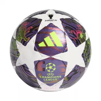 adidas UCL 25/26 Final Pro Sala Ballon de futsal violet/blanc