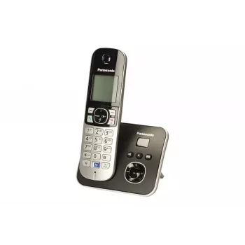 Panasonic KX-TG6821 Téléphone sans fil DECT avec répondeur, noir